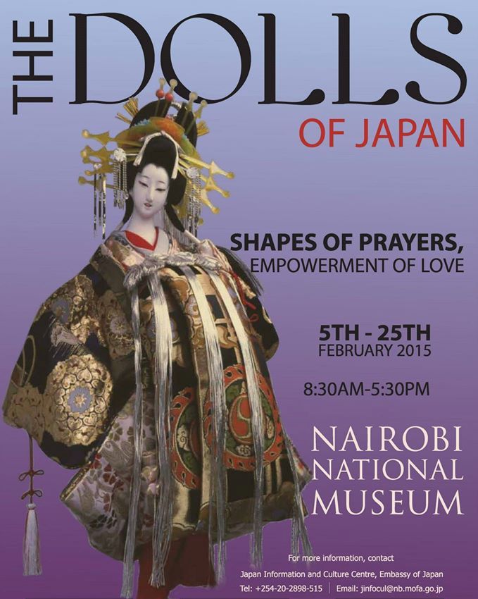 dolls of japan art exhibition at nairobi museum