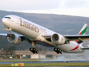 Emirates Airlines passenger plane