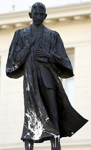 Mahatma Gandhi statue, johannesburg, south africa