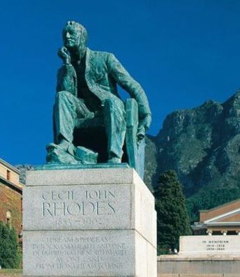 Cecil Rhodes statue, university of cape town, cape town, south africa