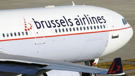 brussels airlines passenger plane
