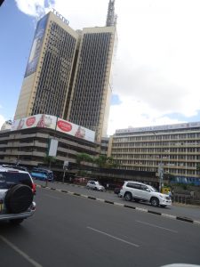 Telposta Tower is one of the landmark buildings on Nairobi's Kenyatta Avenue