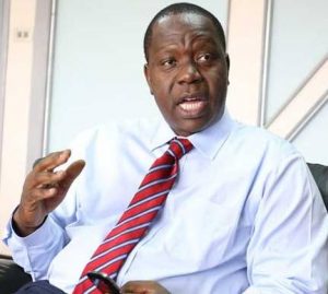 Dr Fred Okeng'o Matiang'i, Kenya's Cabinet Secretary in charge of Education.
