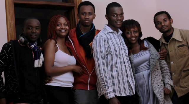 crew and cast of Mark Maina Maingi's Consigned to oblivion film