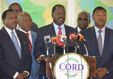 kenya's political opposition, cord, opposes proposed security law amendments