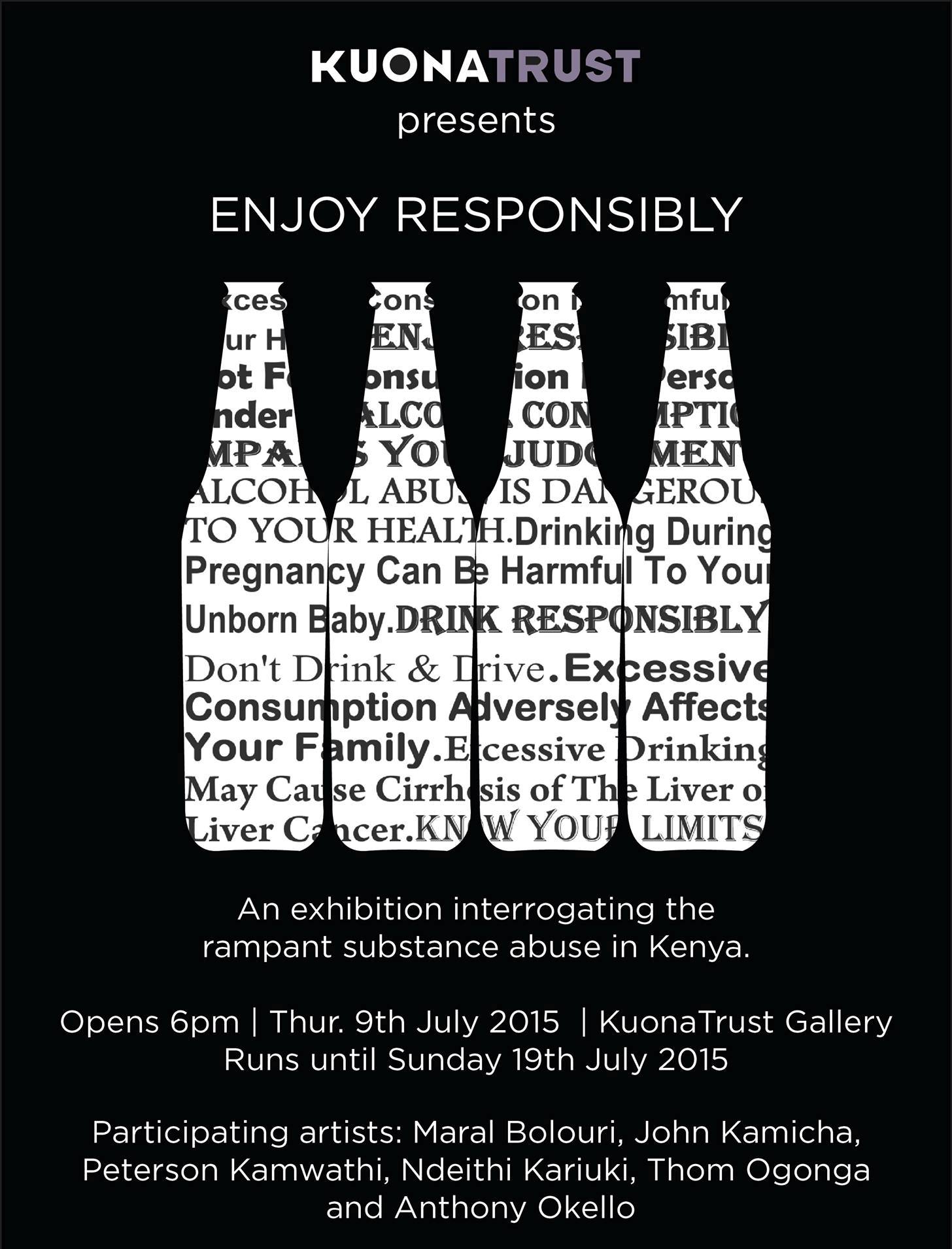 Enjoy Responsibly, in moderation