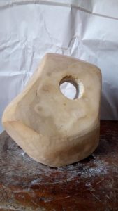 Stone sculptor Robin Mbera says, "My aim is to make use of a new collection of rocks and stones from all parts of Kenya in making portable sculptures that I shall showcase in local galleries in the country between October and November 2016."