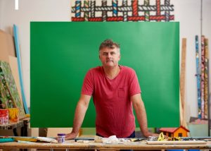 Artist Richard Woods. Photo by Toby Coulson.