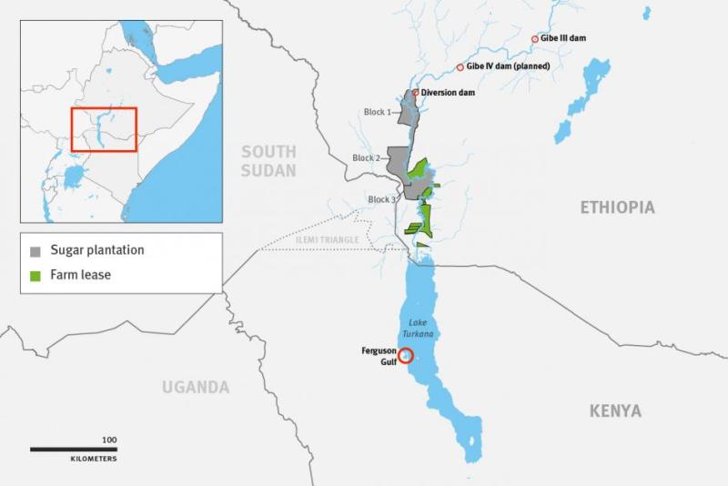 Dams and plantations in Ethiopia threatens livelihoods of indigenous Kenyans and Ethiopians.