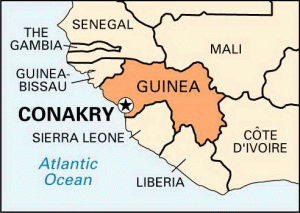 Conakry, the capital of French-speaking Guinea in west Africa.
