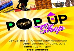 As build up to the annual Swahili Fashion Week, a pop up shop was held in the country's commercial capital, Dar es Salaam, on June 2, 2018.