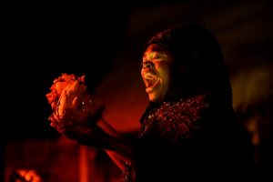 The production, which premiered in time for Nigeria’s Independence Day on October 1, featured a nearly all-Black cast of students from the USC School of Dramatic Arts, eager to bring to life the work of celebrated playwright Zulu Sofola.