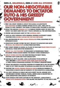 In the wake of the Gen Z-led revolt  in Kenya and their call for President William Ruto to resign, veteran writer David Gian Maillu has offered to lead Kenya as President.
