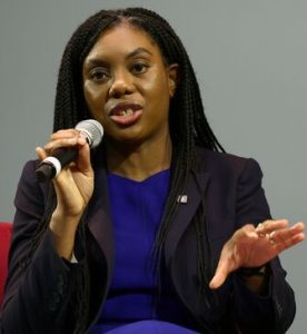 Kemi Badenoch characterized arguments attributing Britain's historical wealth to colonialism and demanding compensation as a 'scam'
